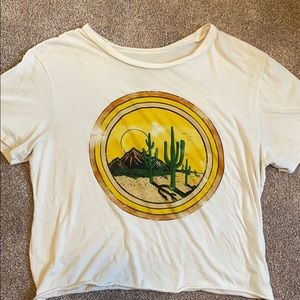 Graphic T Crop Top